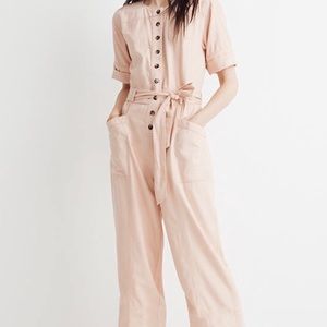 MADEWELL Top-Stiched Coverall Jumpsuit